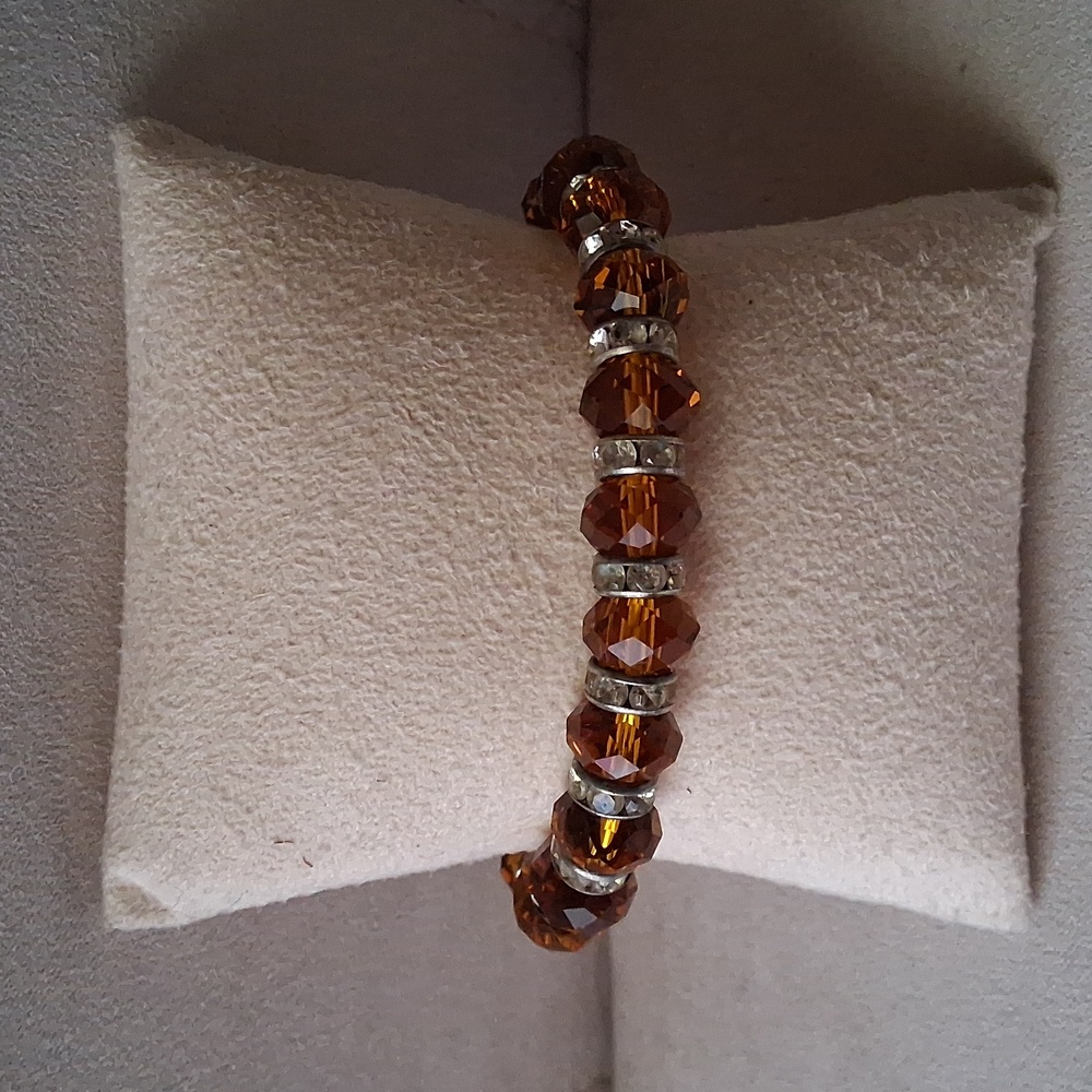 Crystal Beaded Stretch Bracelet